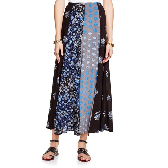 *SOLD* FP Amazing Technicolor Maxi Skirt - Picture 2 of 5